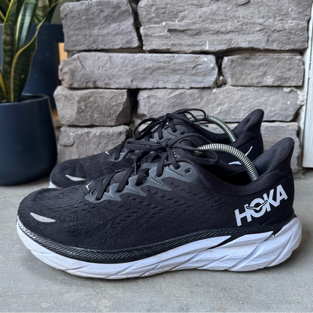 Hoka One One Clifton 8 Wide Mens Sneaker Shoes